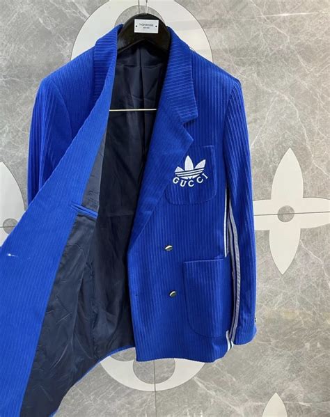 addidas gucci jacket|Adidas Gucci collab suit.